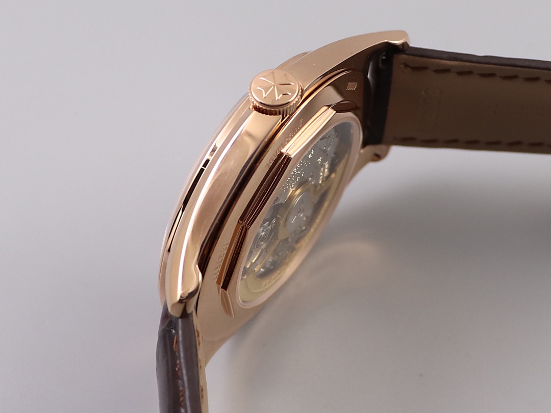 Vacheron Constantin FIFTYSIX Collection 40mm×9.6mm｜ZF Production Customized Caliber 1326 Italian Full-Grain Calfskin Strap Hand-stitched Craftsmanship Maltese Cross Butterfly Buckle Sapphire Crystal Glass