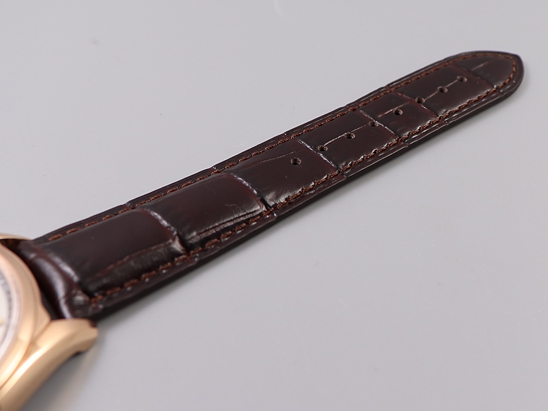 Vacheron Constantin FIFTYSIX Collection 40mm×9.6mm｜ZF Production Customized Caliber 1326 Italian Full-Grain Calfskin Strap Hand-stitched Craftsmanship Maltese Cross Butterfly Buckle Sapphire Crystal Glass