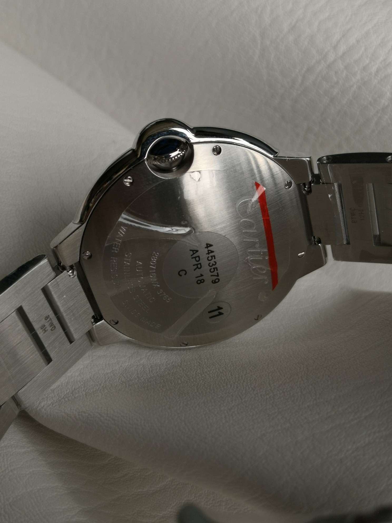 Cartier Ballon Bleu WSBB0025 42.1mm Stainless Steel Automatic Watch with Blue Guilloché Dial