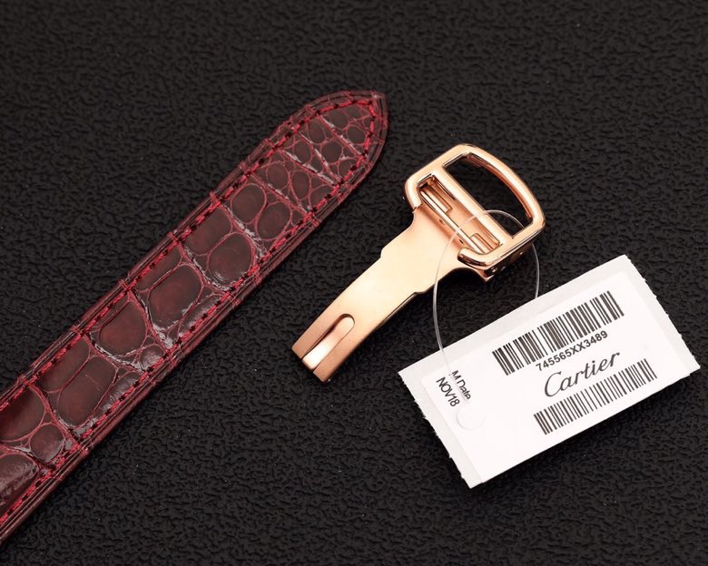 Cartier Ballon Bleu 33mm / 36mm Stainless Steel Automatic Watch with Blue Guilloché Dial, Sapphire Bubble Crystal, Alligator Leather Strap