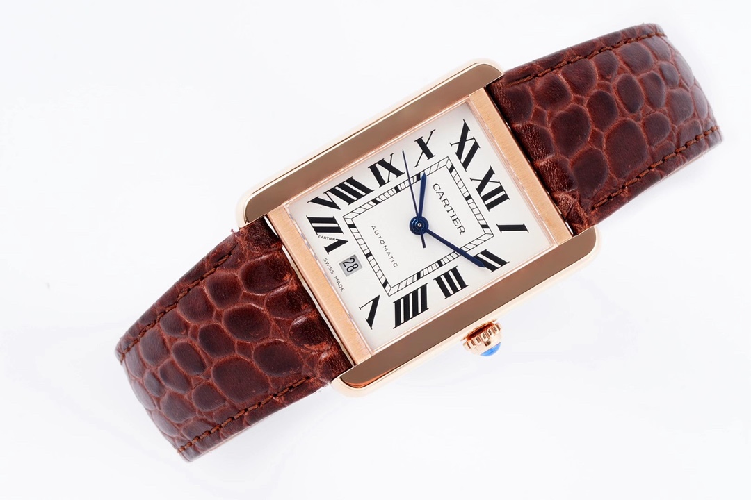 Cartier Tank Automatic Watch 40.5×31mm Stainless Steel & Rose Gold
