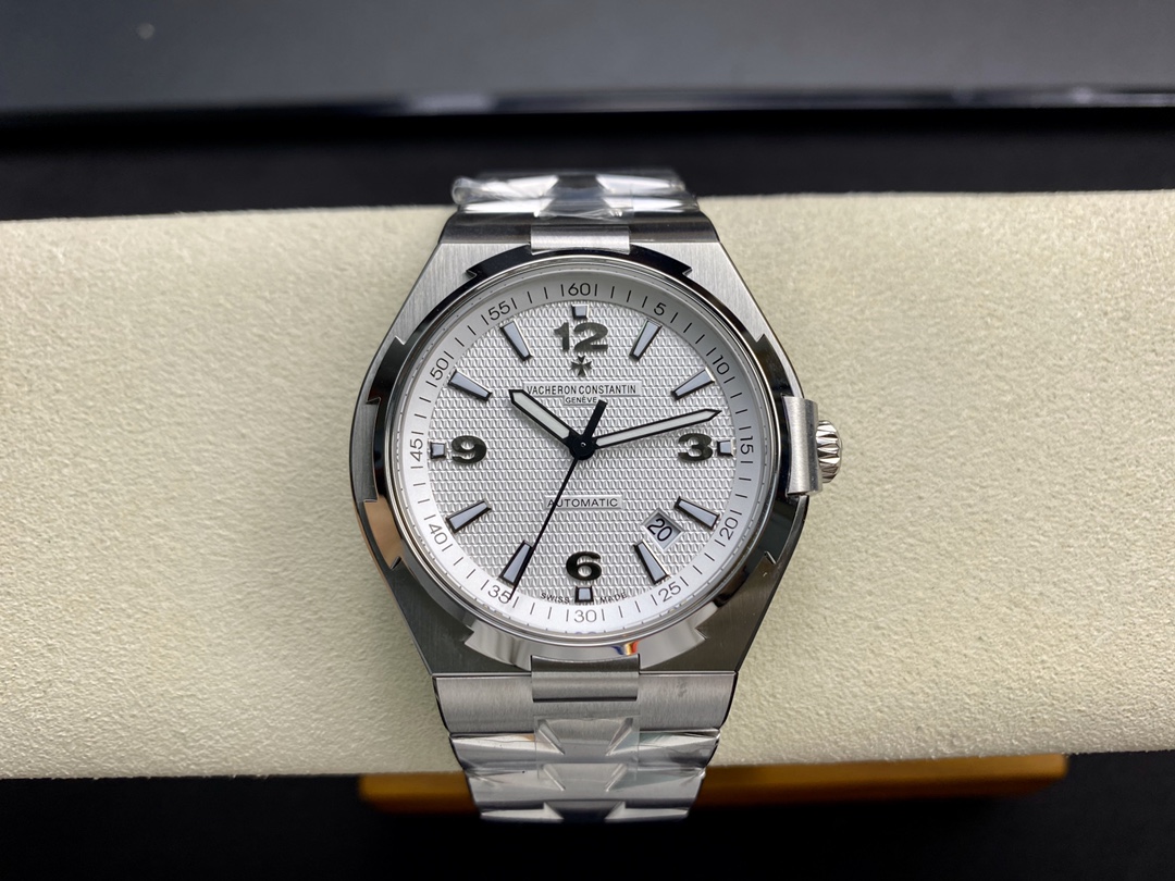 Vacheron Constantin Overseas Collection 47040 Men's Watch 42mm×9.7mm｜JJ Production Imported 9015 Automatic Mechanical Movement Enamel-filled Dial Hand-carved Case (with QE Quality Inspection) Case Back Etching Craft (Model 47040/Code Starting with 131/150