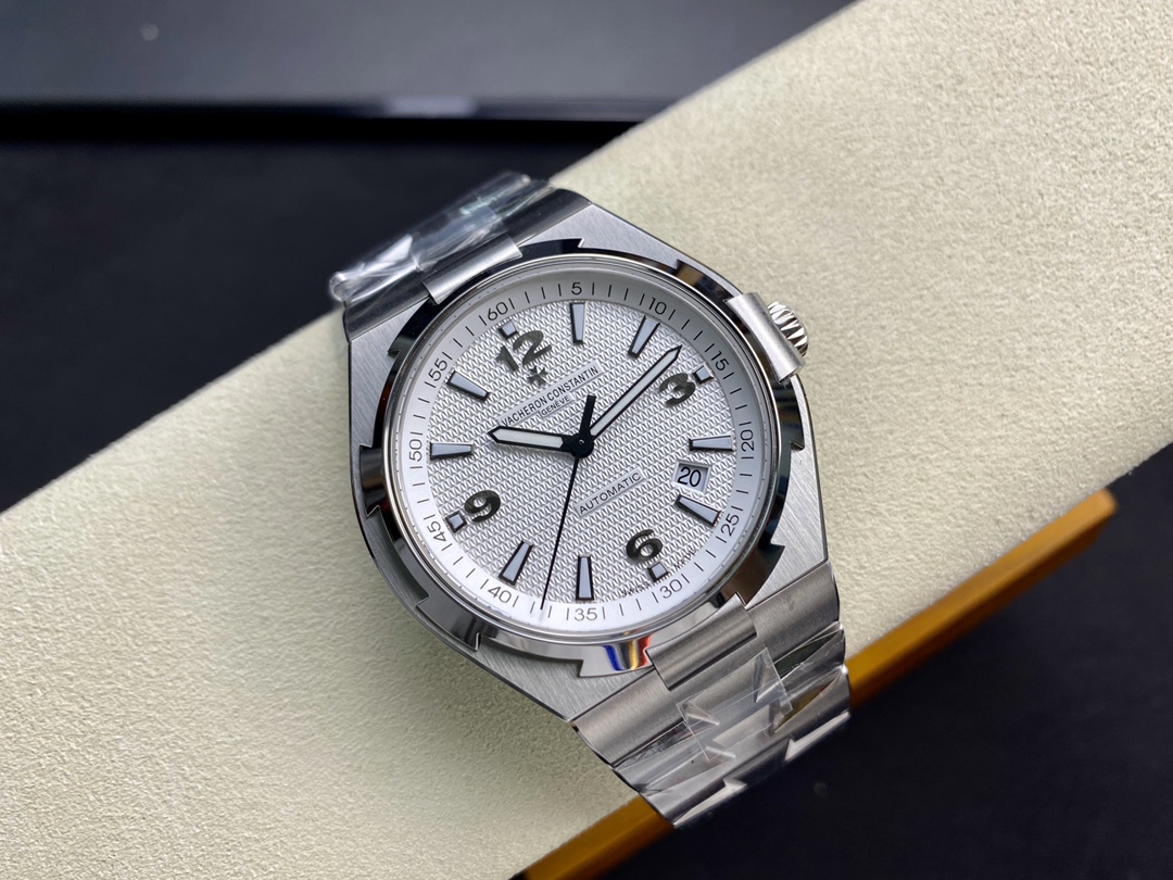 Vacheron Constantin Overseas Collection 47040 Men's Watch 42mm×9.7mm｜JJ Production Imported 9015 Automatic Mechanical Movement Enamel-filled Dial Hand-carved Case (with QE Quality Inspection) Case Back Etching Craft (Model 47040/Code Starting with 131/150