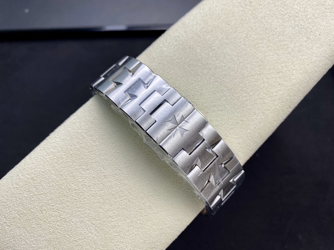 Vacheron Constantin Overseas Collection 47040 Men's Watch 42mm×9.7mm｜JJ Production Imported 9015 Automatic Mechanical Movement Enamel-filled Dial Hand-carved Case (with QE Quality Inspection) Case Back Etching Craft (Model 47040/Code Starting with 131/150