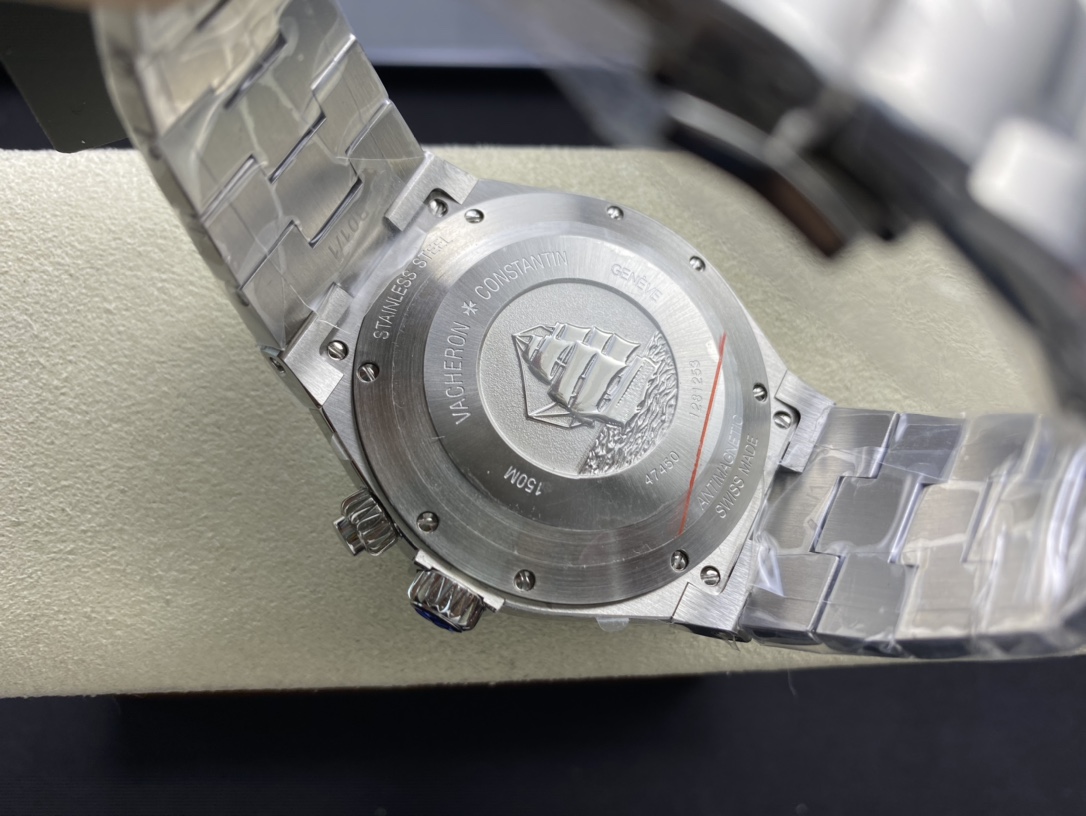 Vacheron Constantin Overseas Collection Multifunctional Watch 42mm×13.5mm｜TWA Production 316L Stainless Steel Case Maltese Octagonal Bezel Replica Caliber 1222—SC Power Reserve/Day-Night/Date/Dual Time Zone Functions Soft Iron Anti-magnetic Cover Imported