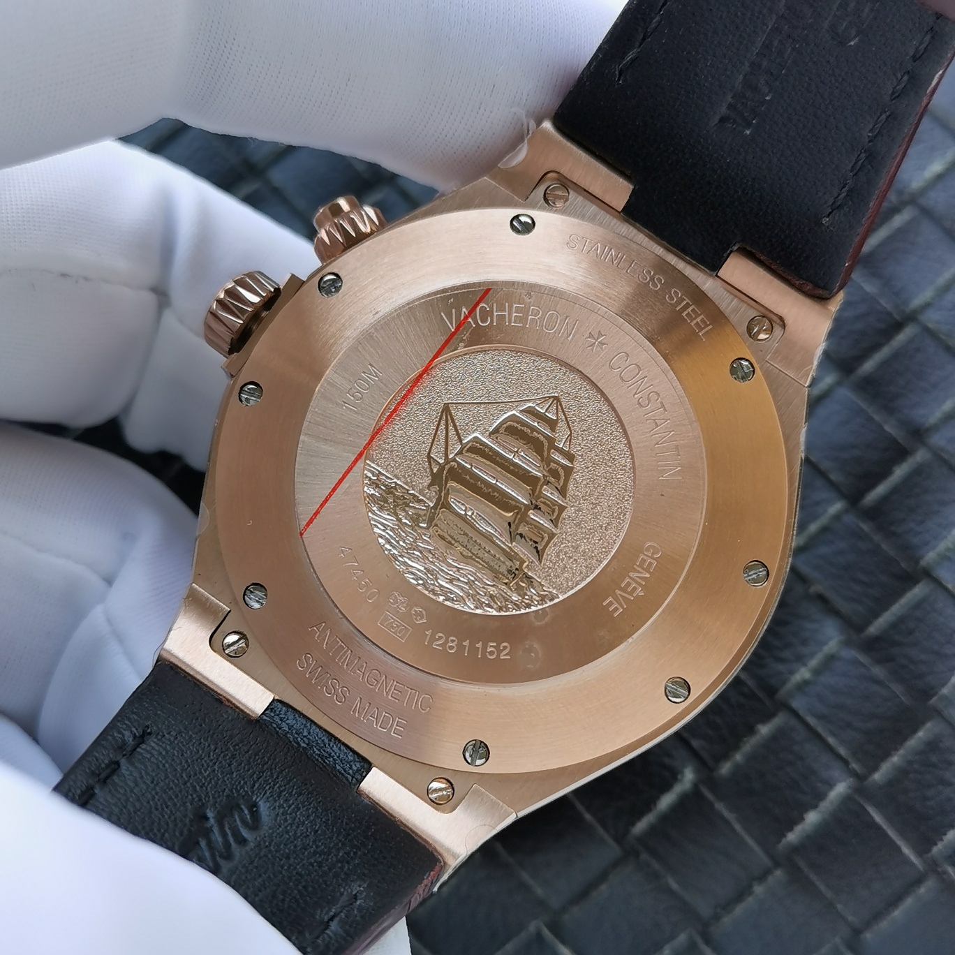 Vacheron Constantin Overseas Collection Multifunctional Watch 42mm×13.5mm｜TWA Production 316L Stainless Steel Case Maltese Octagonal Bezel Replica Caliber 1222-SC Power Reserve/Day-Night/Date/Dual Time Zone Functions Soft Iron Anti-magnetic Cover Crocodil