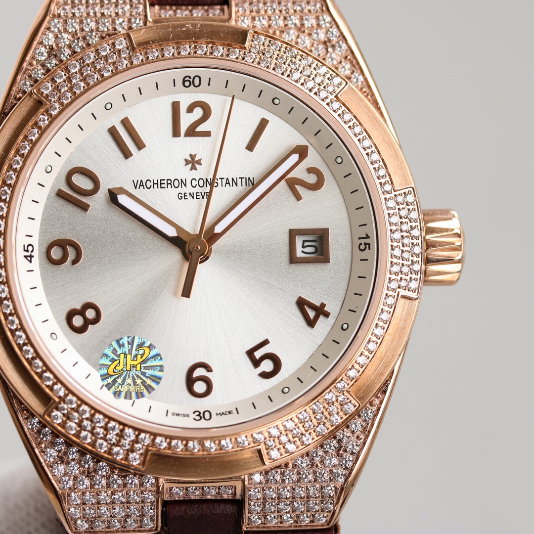Vacheron Constantin Overseas Collection 41mm｜Caliber 5100 Imported Automatic Mechanism Sapphire Crystal Full Diamond Case See-through Movement Design