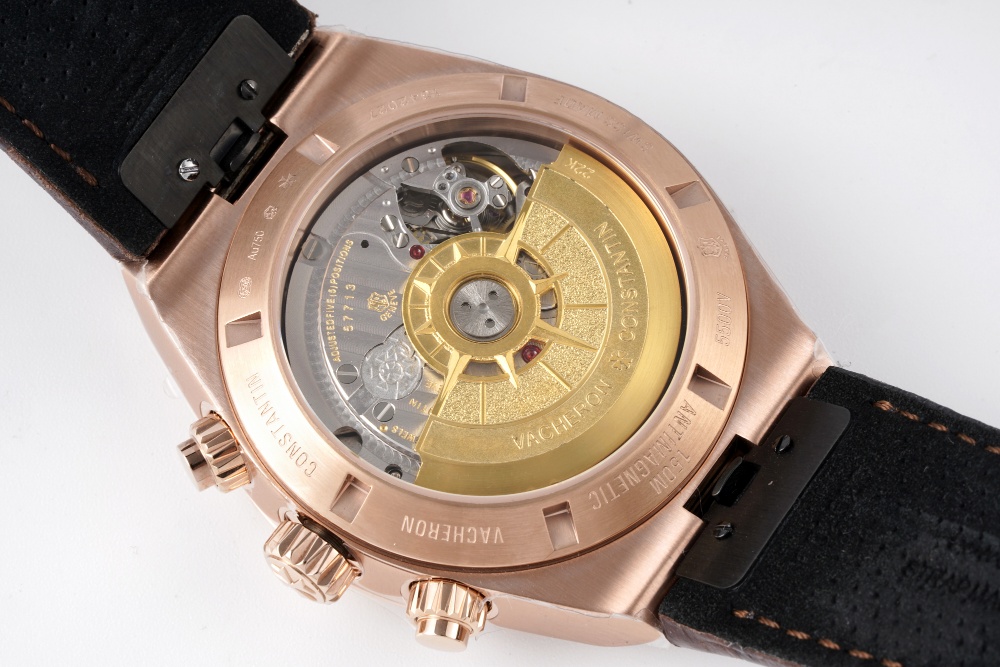 Vacheron Constantin Overseas Collection 5500V V2 Version｜8F Production One-click Quick-release Rubber/Leather Strap (Interchangeable with Original) Stainless Steel Case (Upgraded Polishing Craft, Polished + Brushed Bezel) Sunburst Brushed Dial (Sandblasti