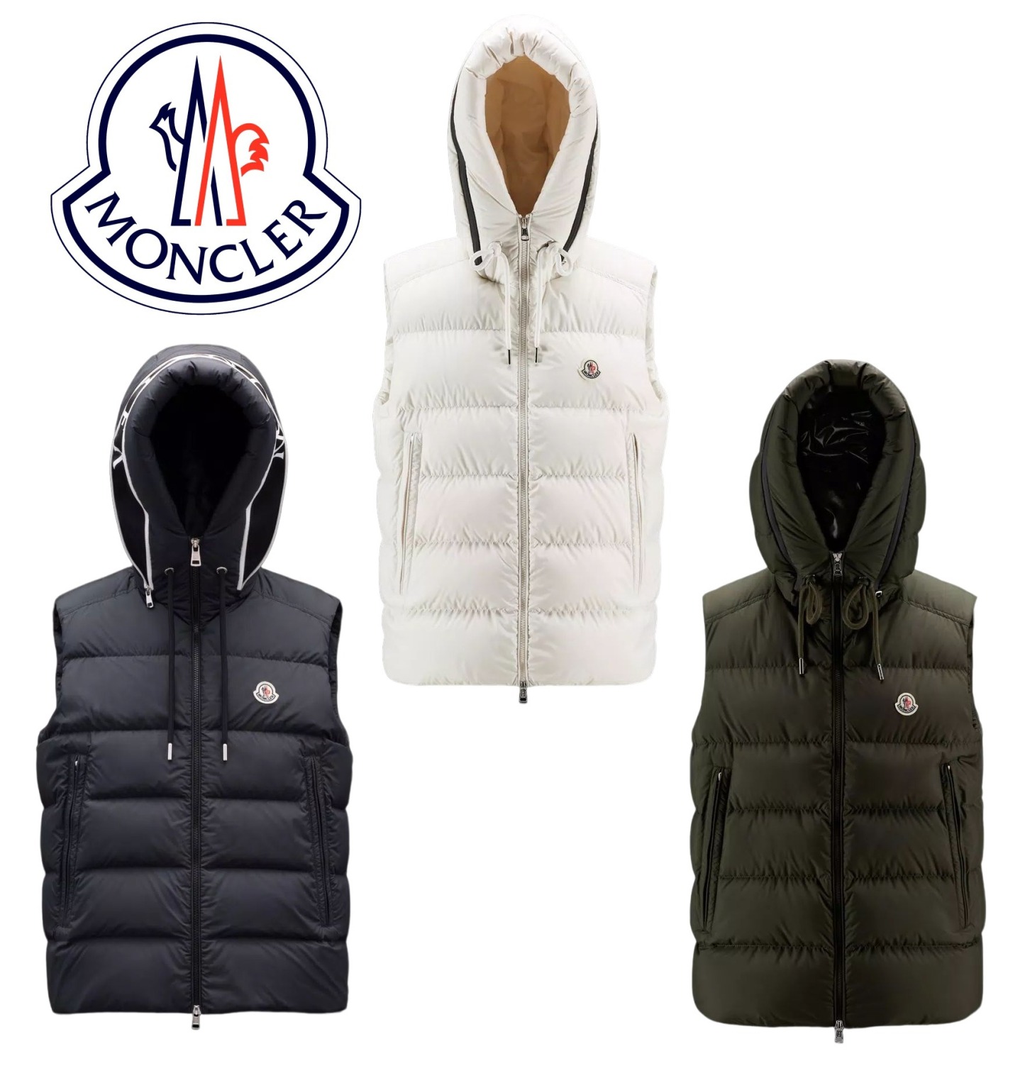 MONCLER モンクレール ジレ ベスト ダウンベスト 男女兼用NEW