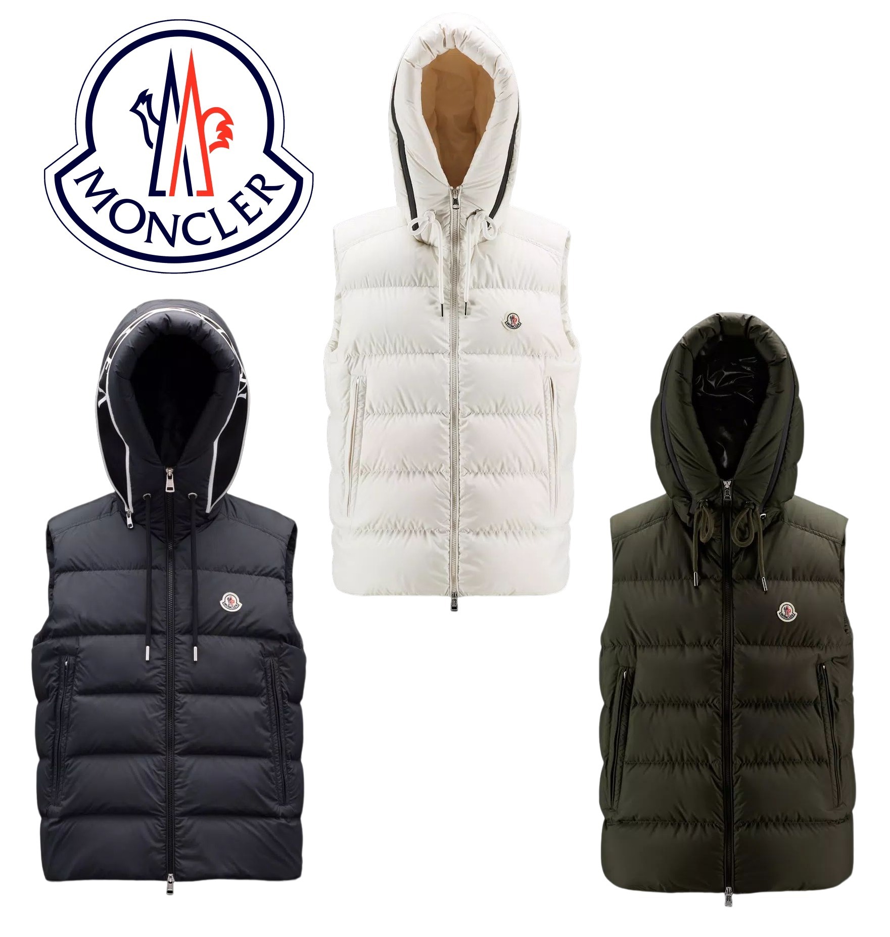 MONCLER モンクレール ジレ ベスト ダウンベスト 男女兼用NEW