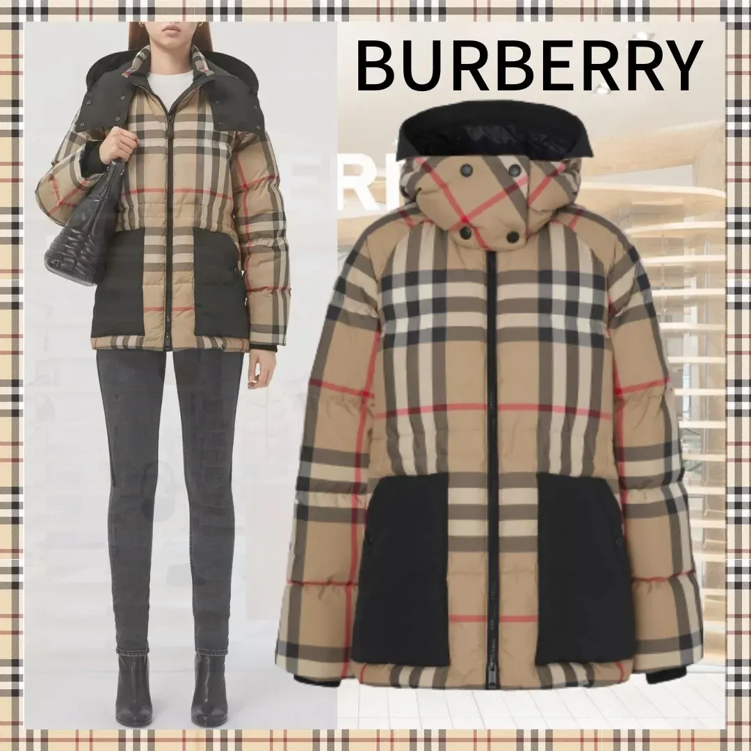 Burberry バーバリー ヴィンテージチェック パデッドジャケット ダウンジャケット