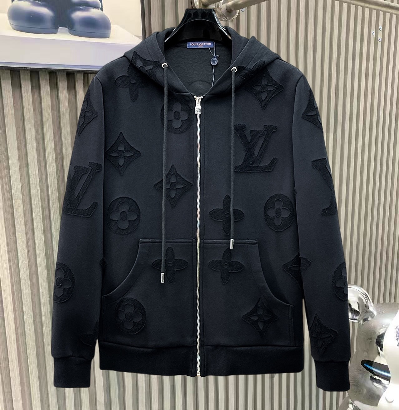 LOUIS VUITTON パーカー 2025 秋冬 新作 ルイ・ヴィトン ジップアップ フーディー