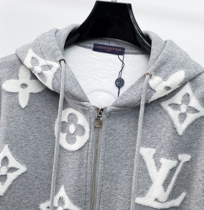 LOUIS VUITTON パーカー 2025 秋冬 新作 ルイ・ヴィトン ジップアップ フーディー