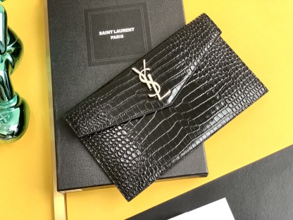【YSL】イヴ・サン・ローラン クラッチバッグ 27x16x2cm