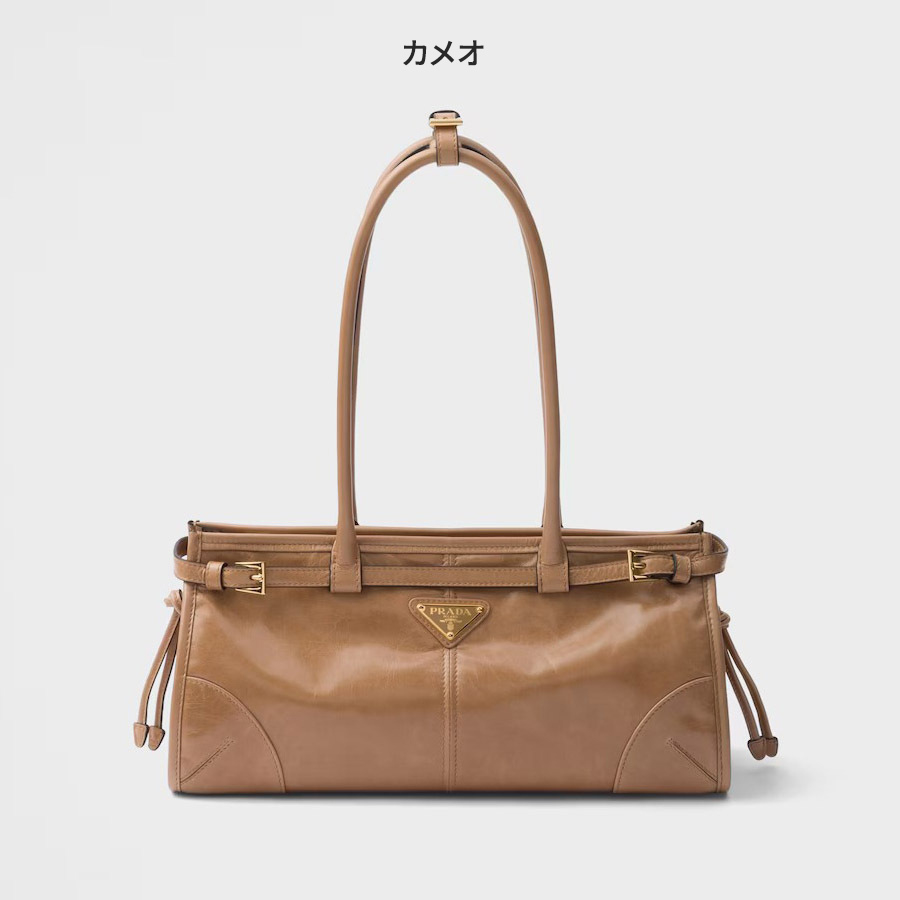国内直営すぐ届く【PRADA】ボニー ミディアムレザーハンドバッグ