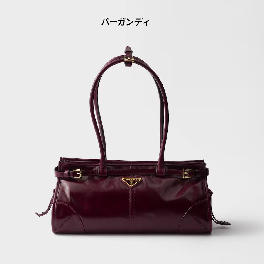 国内直営すぐ届く【PRADA】ボニー ミディアムレザーハンドバッグ