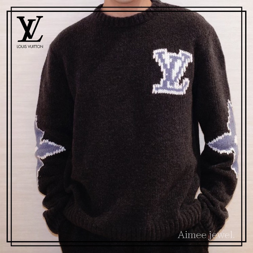 *お洒落【Louis Vuitton】チャンキーウールブレンドプルオーバー