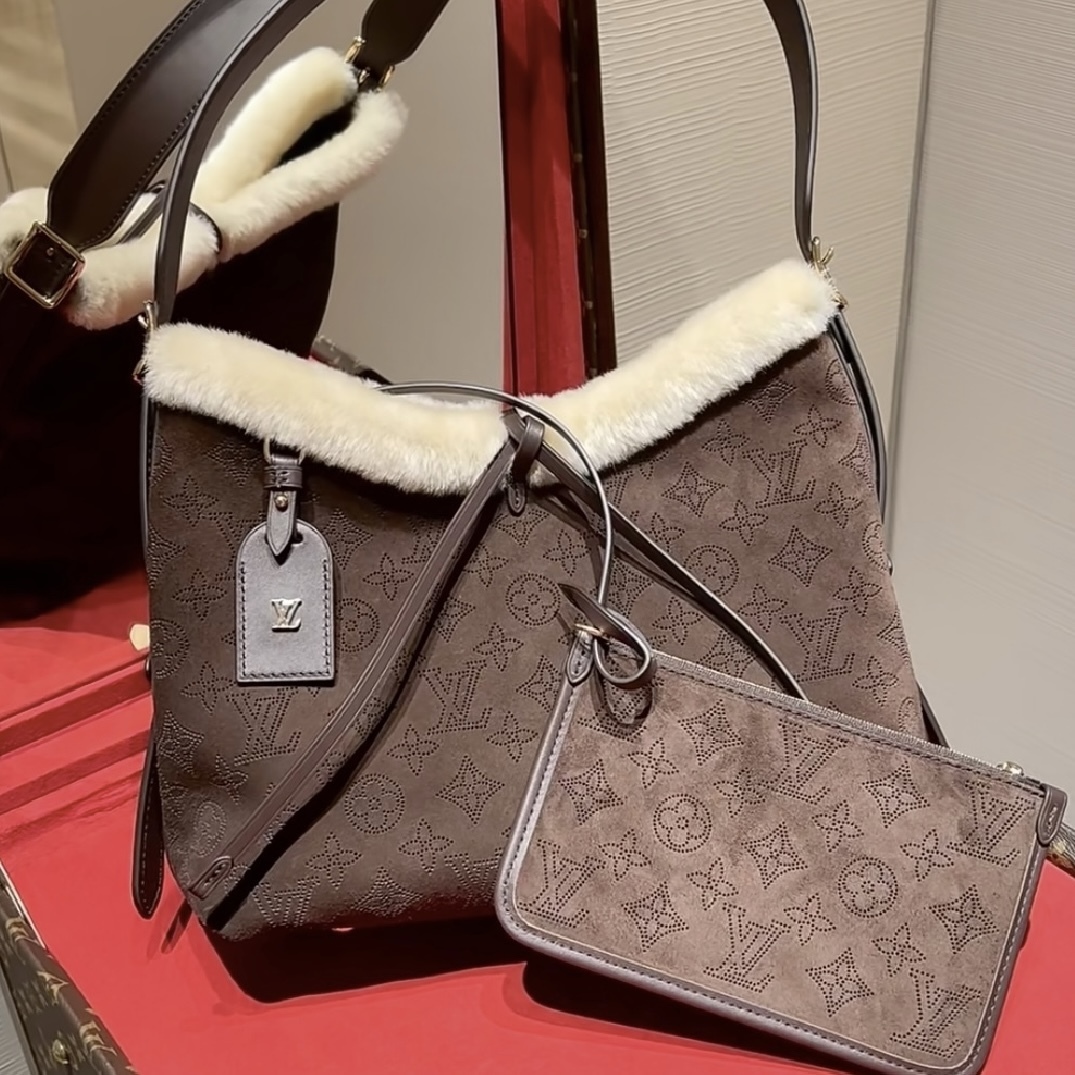 【ふんわり感が可愛い♪】Louis Vuitton★キャリーオール PM