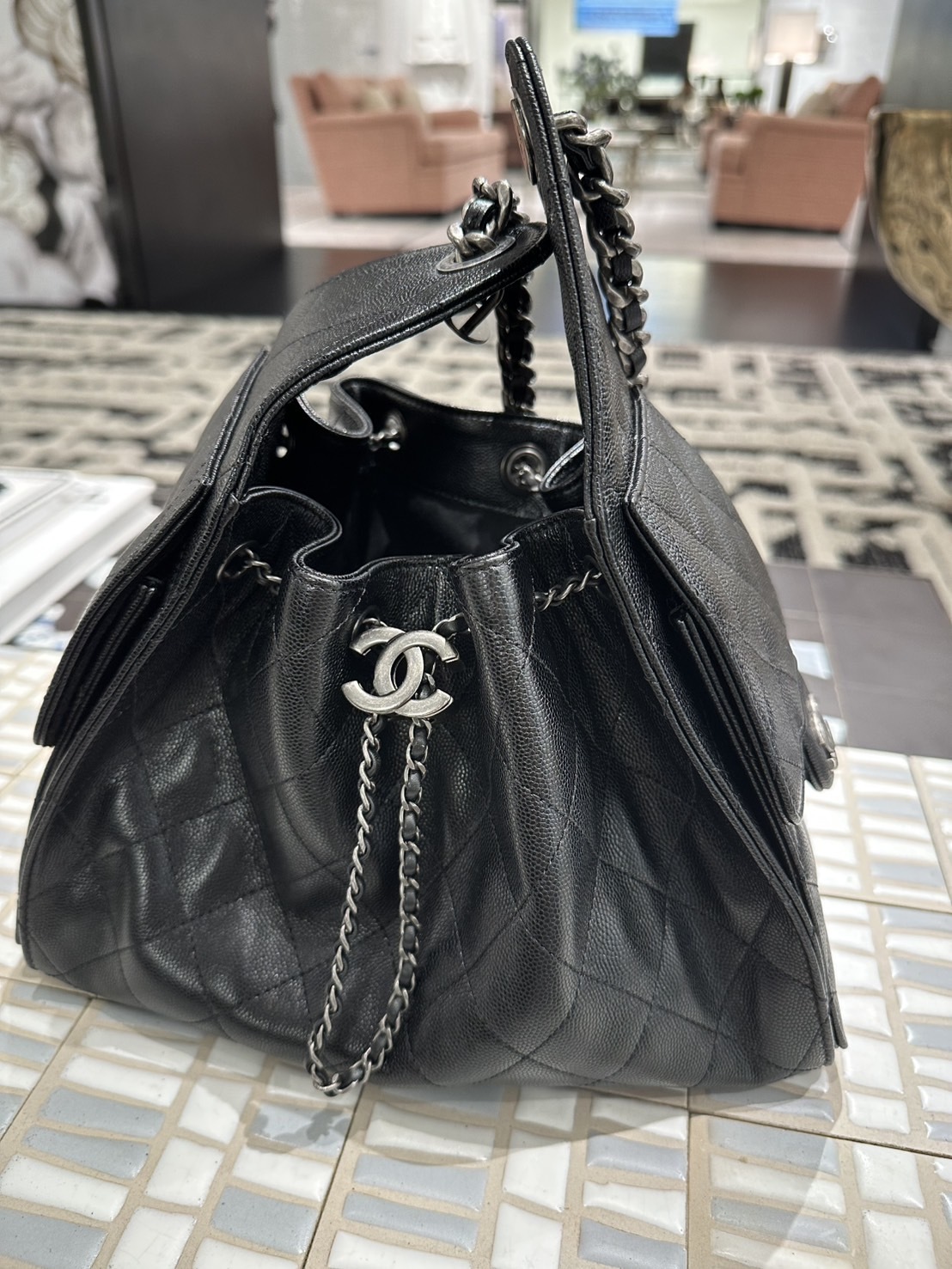 入手困難◆希少【CHANEL】CHANEL25 シルバー金具 スモールバッグ