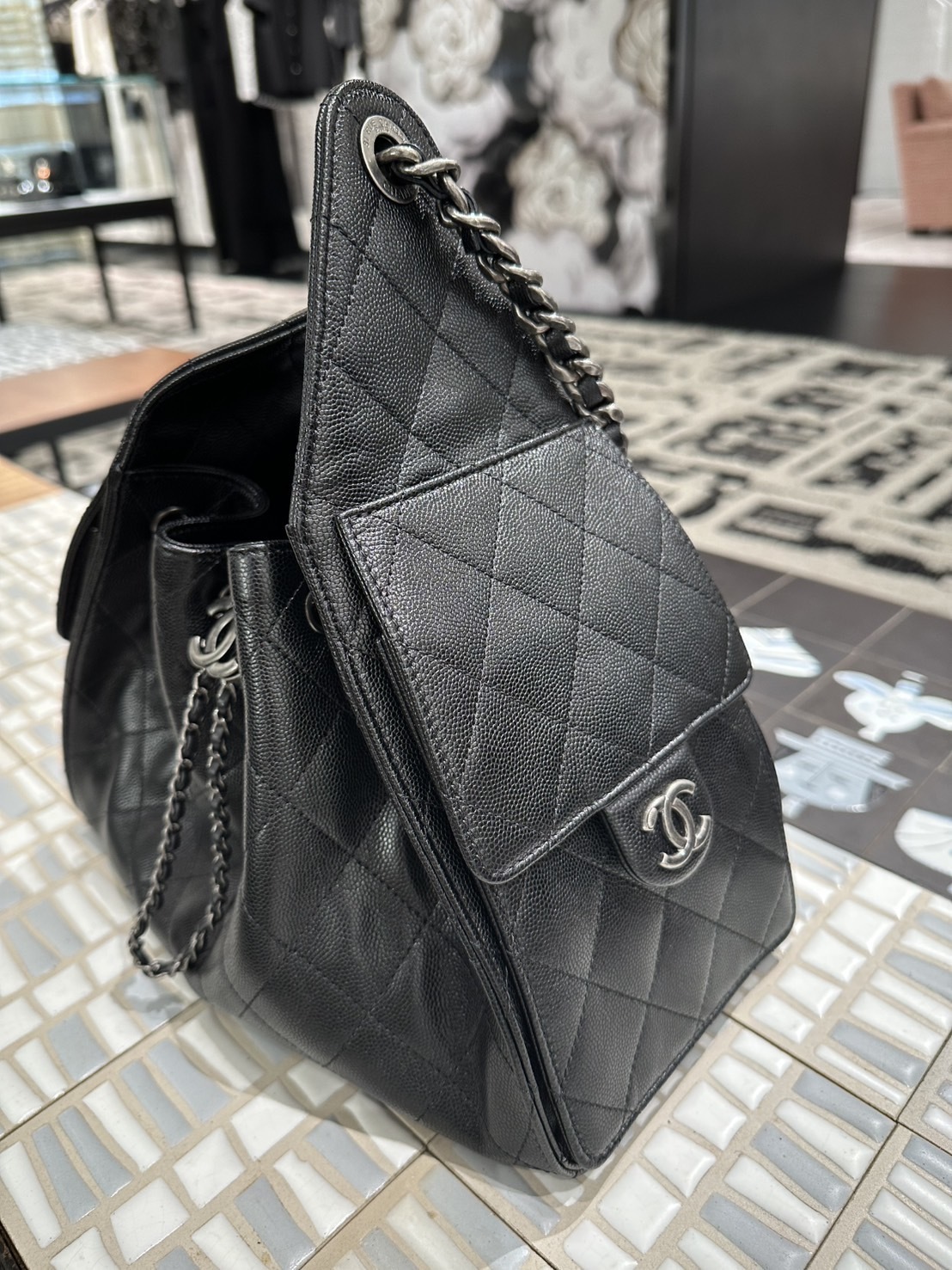 入手困難◆希少【CHANEL】CHANEL25 シルバー金具 スモールバッグ