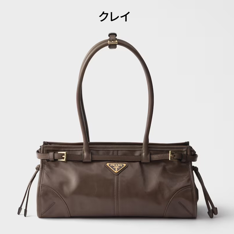 国内直営すぐ届く【PRADA】ボニー ミディアムレザーハンドバッグ