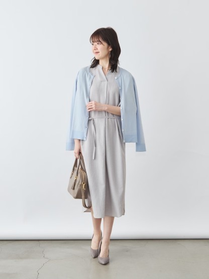 リネンライクワンピース