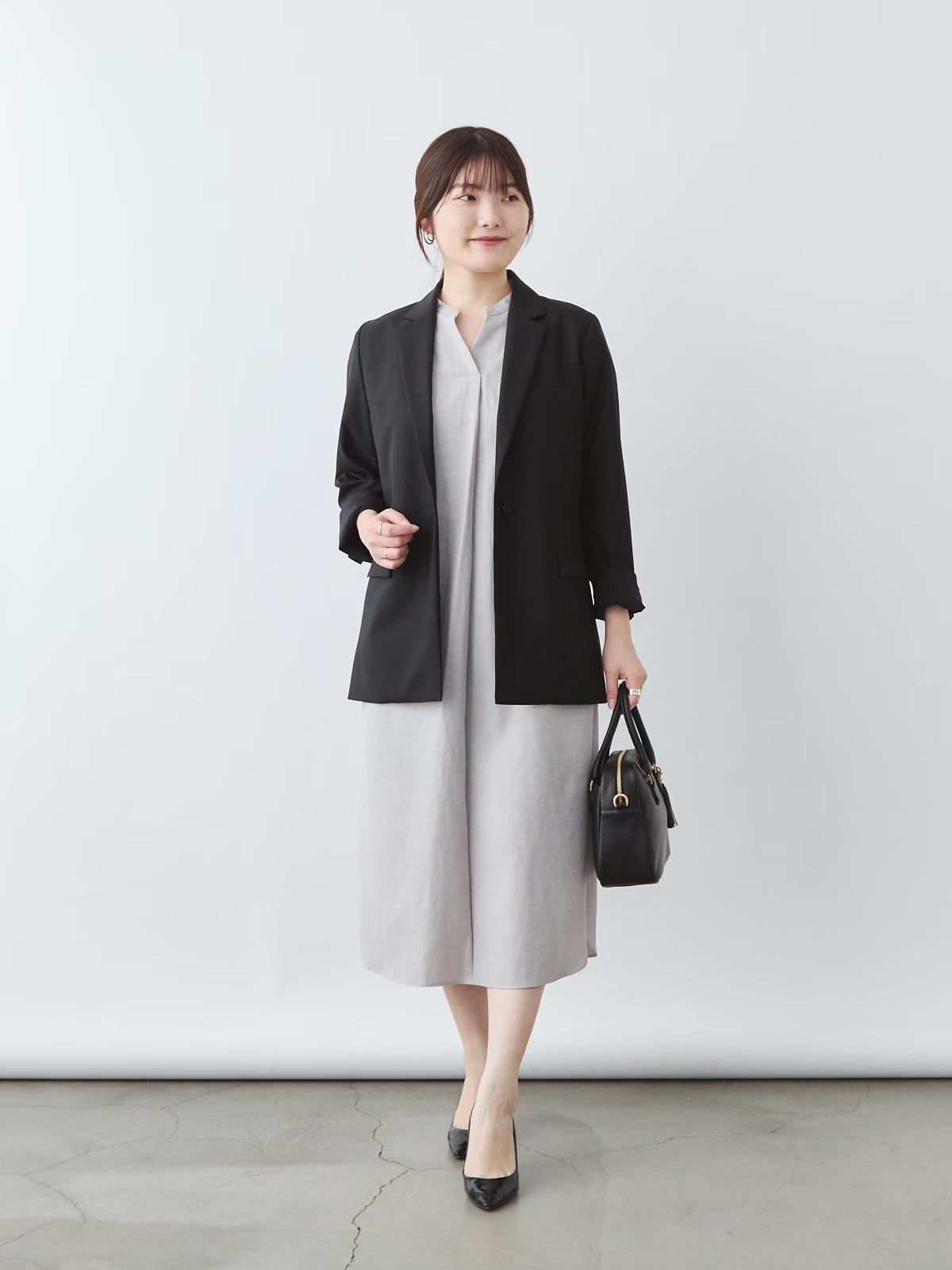 リネンライクワンピース