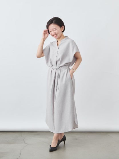 リネンライクワンピース