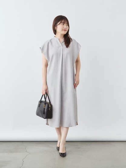 リネンライクワンピース