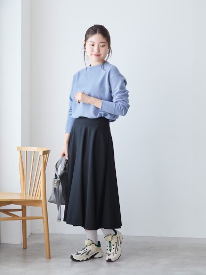 ノータックフレアスカート