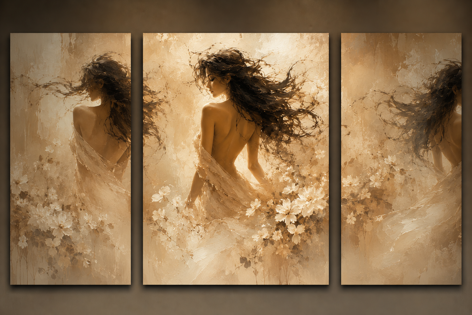 Bộ Tranh Canvas 3 Tấm Trang Trí Khách Sạn Cao Cấp – Nghệ Thuật Hiện Đại Sang Trọng.