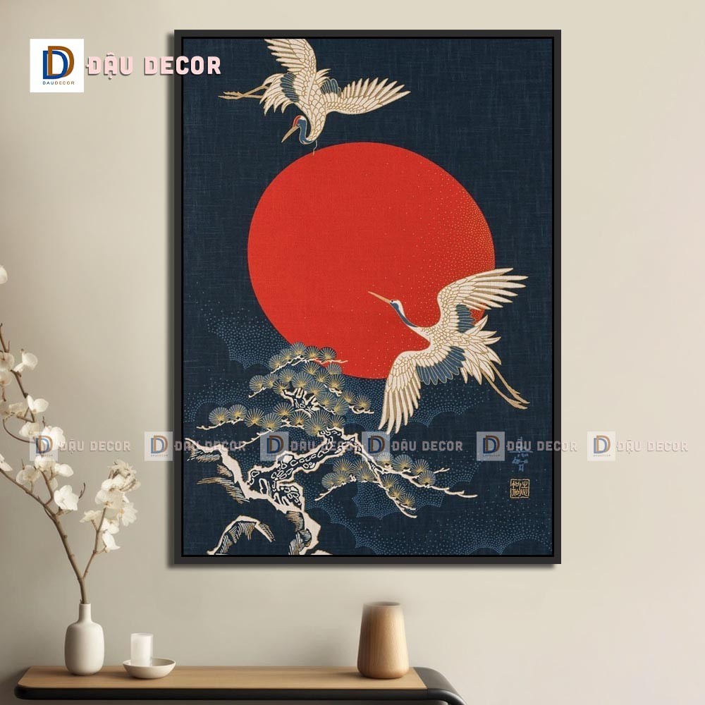 Tranh Canvas treo tường trang trí nhà hàng phong cách Nhật bản,tranh trang trí nhà hàng susi.Tranh trang trí phòng khách