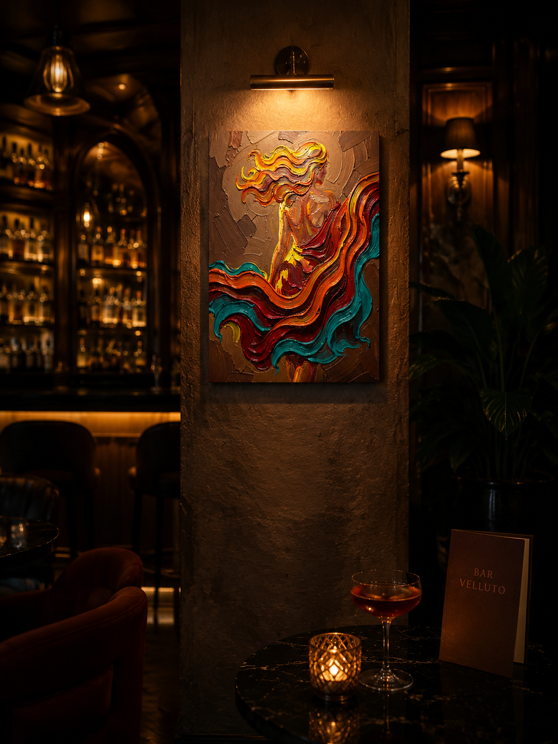 Tranh Canvas Trang Trí Quán Bar – Nghệ Thuật Độc Đáo Tạo Điểm Nhấn Không Gian