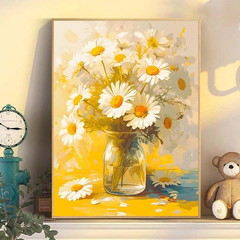 Tranh tường canvas cao cấp, tranh in hoa có độ nét cực caoTranh tường trang trí phòng khách, phù hợp cho phòng khách