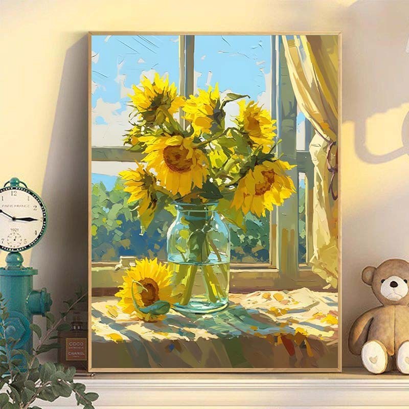 Tranh tường canvas cao cấp, tranh in hoa có độ nét cực caoTranh tường trang trí phòng khách, phù hợp cho phòng khách