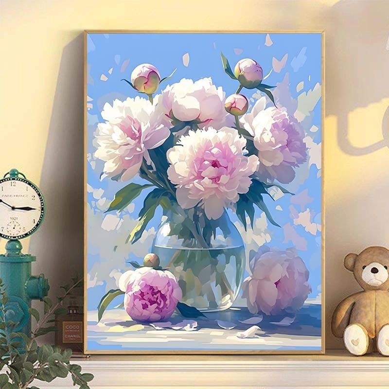 Tranh tường canvas cao cấp, tranh in hoa có độ nét cực caoTranh tường trang trí phòng khách, phù hợp cho phòng khách