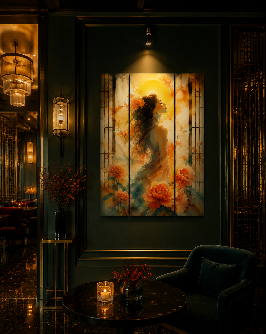 Tranh Canvas Trang Trí Quán Bar – Nghệ Thuật Độc Đáo Tạo Điểm Nhấn Không Gian