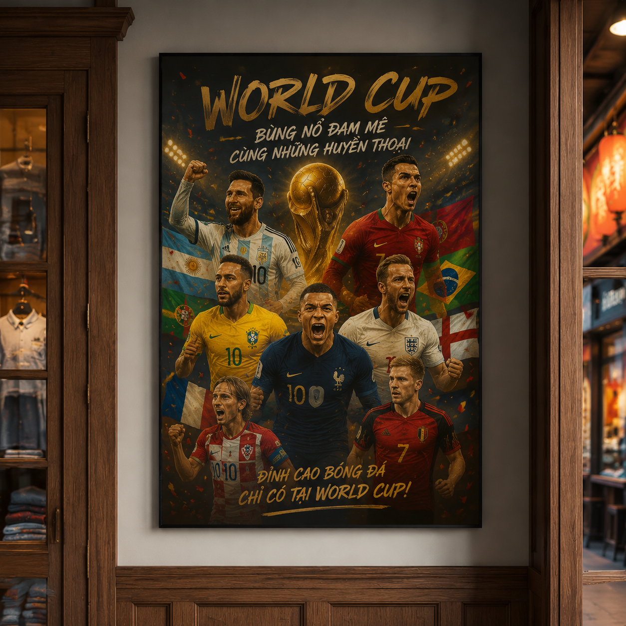 Hãy để niềm đam mê của World Cup ở nhà