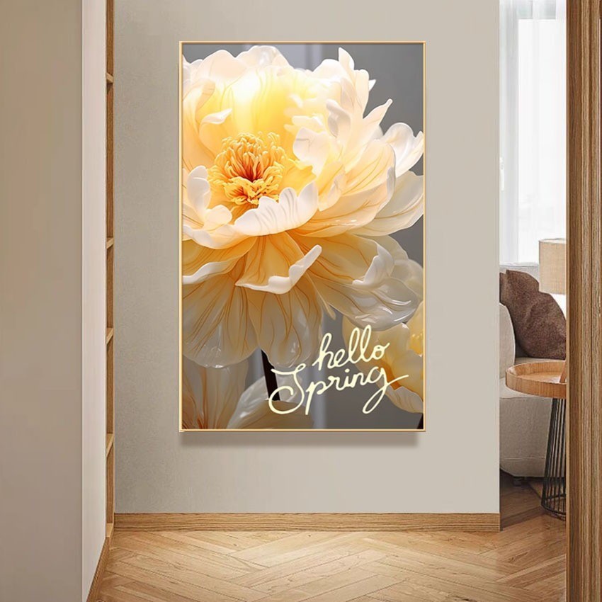 Tranh tường canvas cao cấp, tranh in hoa có độ nét cực caoTranh tường trang trí phòng khách, phù hợp cho phòng khách