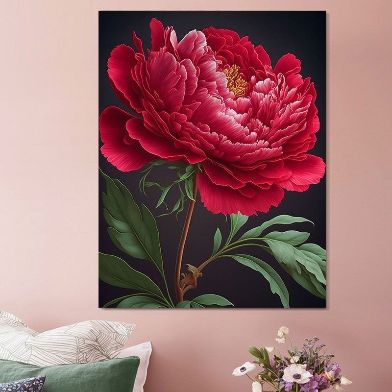 Tranh tường canvas cao cấp, tranh in hoa có độ nét cực caoTranh tường trang trí phòng khách, phù hợp cho phòng khách