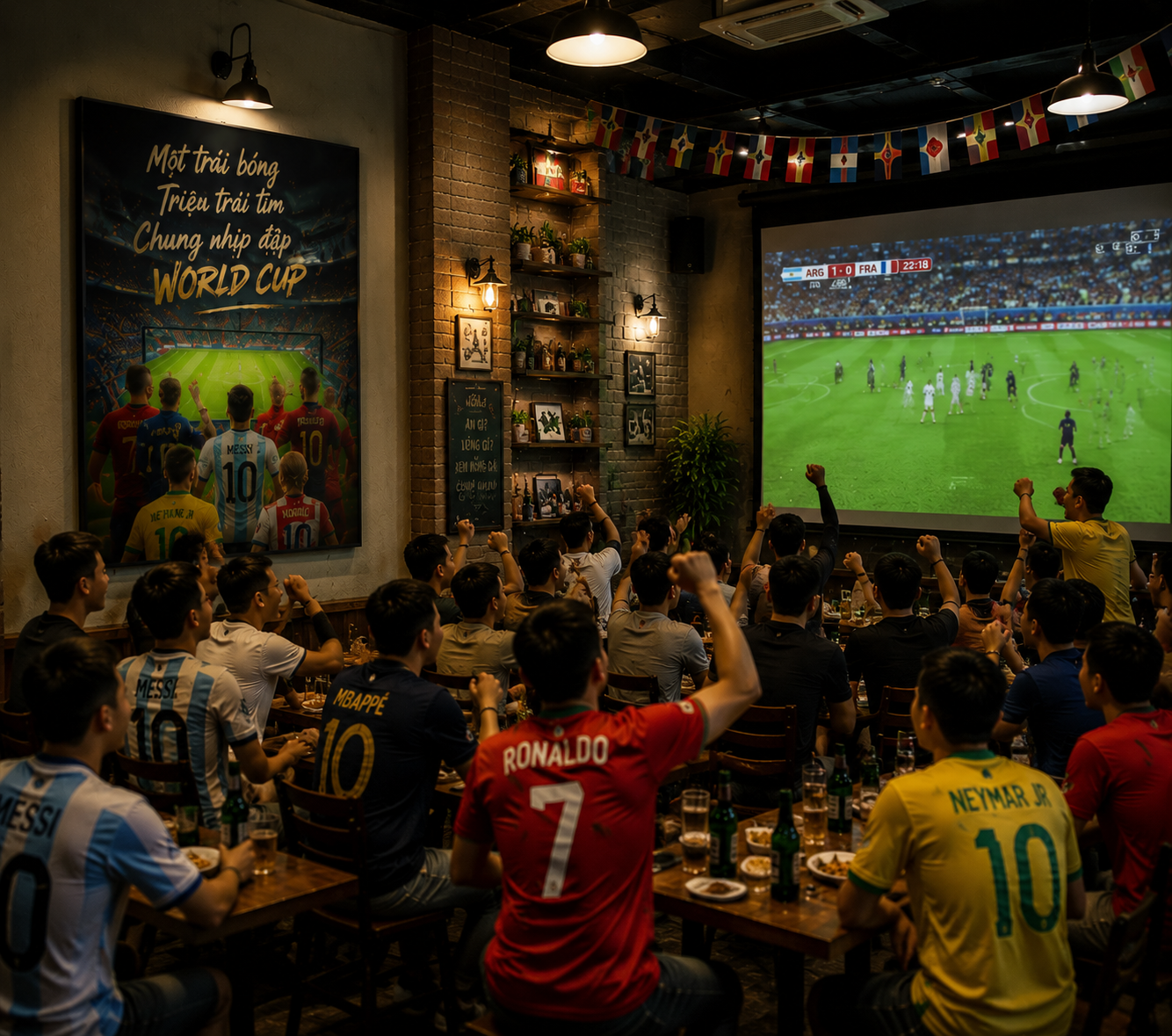 Hãy để niềm đam mê của World Cup ở nhà