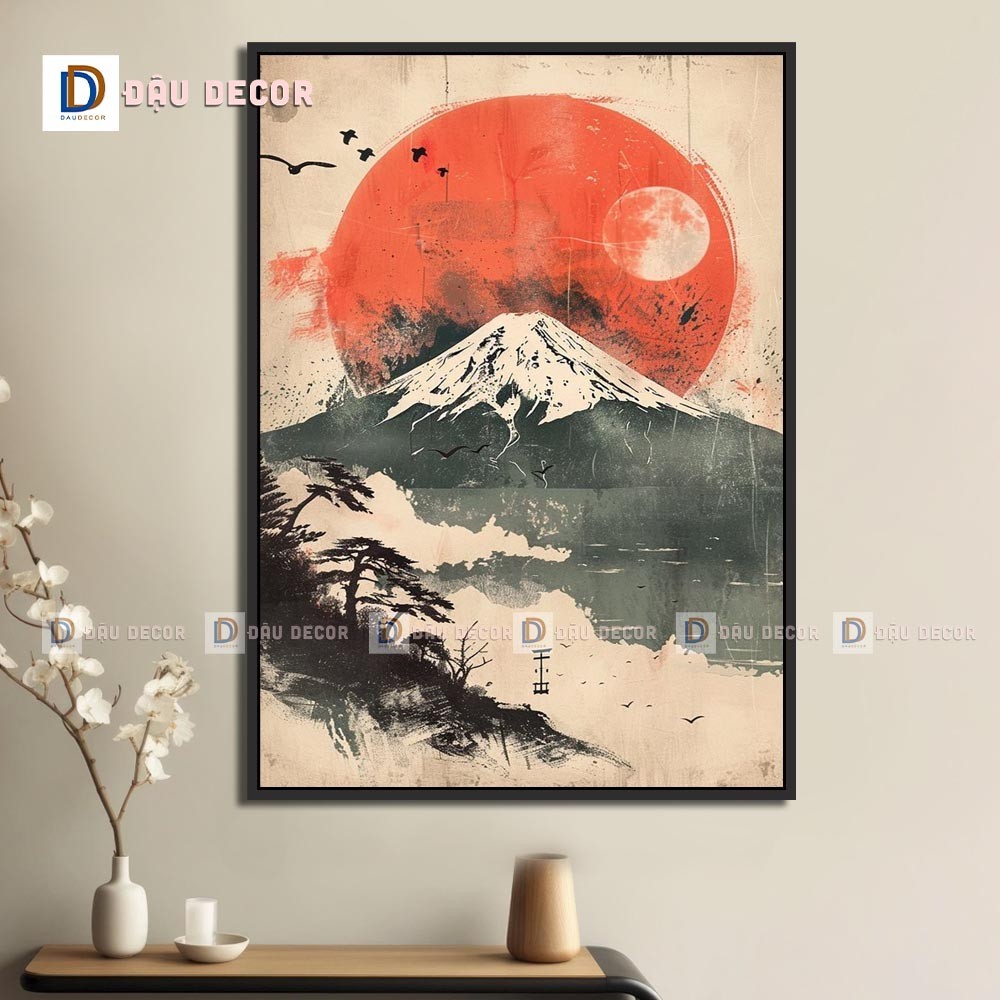 Tranh Canvas treo tường trang trí nhà hàng phong cách Nhật bản,tranh trang trí nhà hàng susi.Tranh trang trí phòng khách
