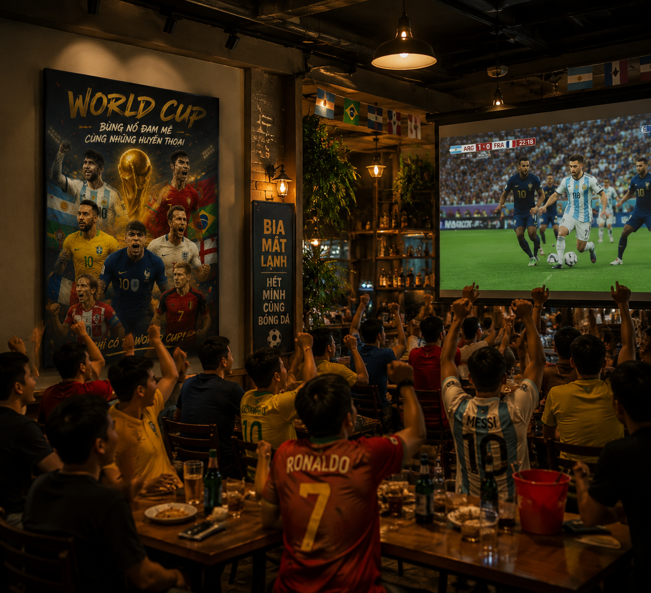 Hãy để niềm đam mê của World Cup ở nhà
