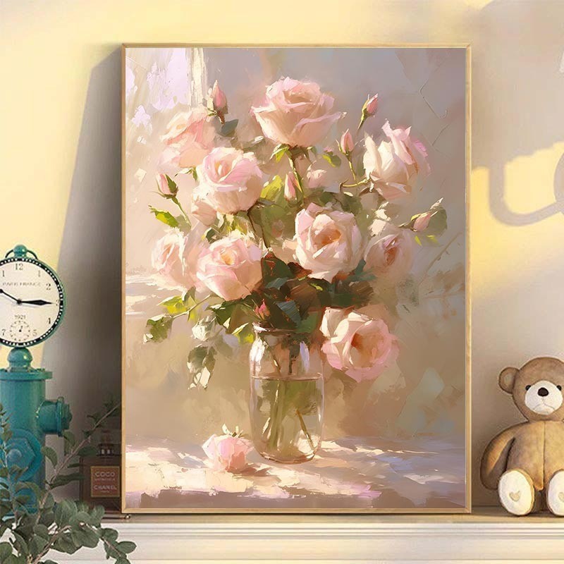 Tranh tường canvas cao cấp, tranh in hoa có độ nét cực caoTranh tường trang trí phòng khách, phù hợp cho phòng khách