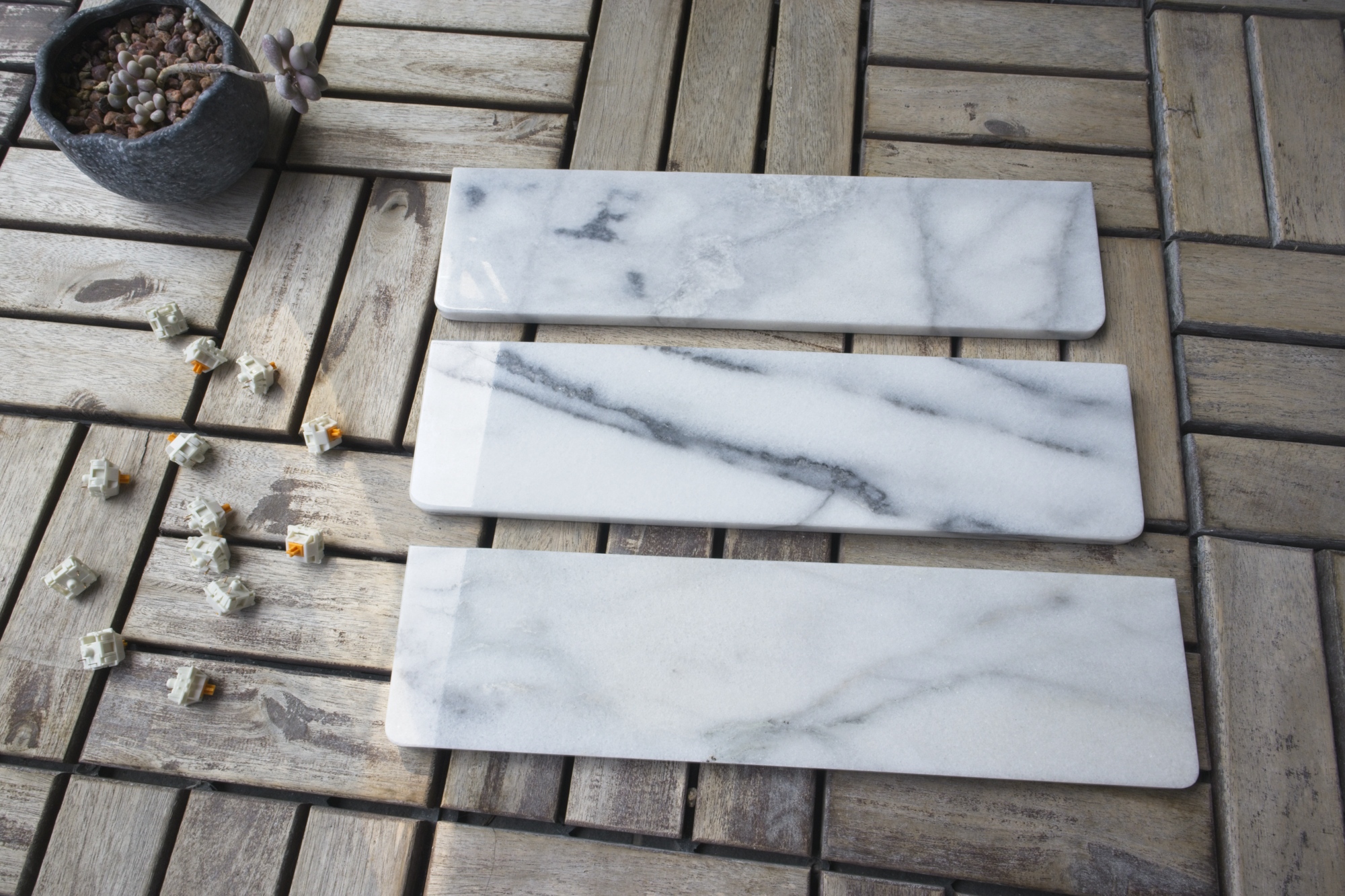 White Marble Wrist Rest