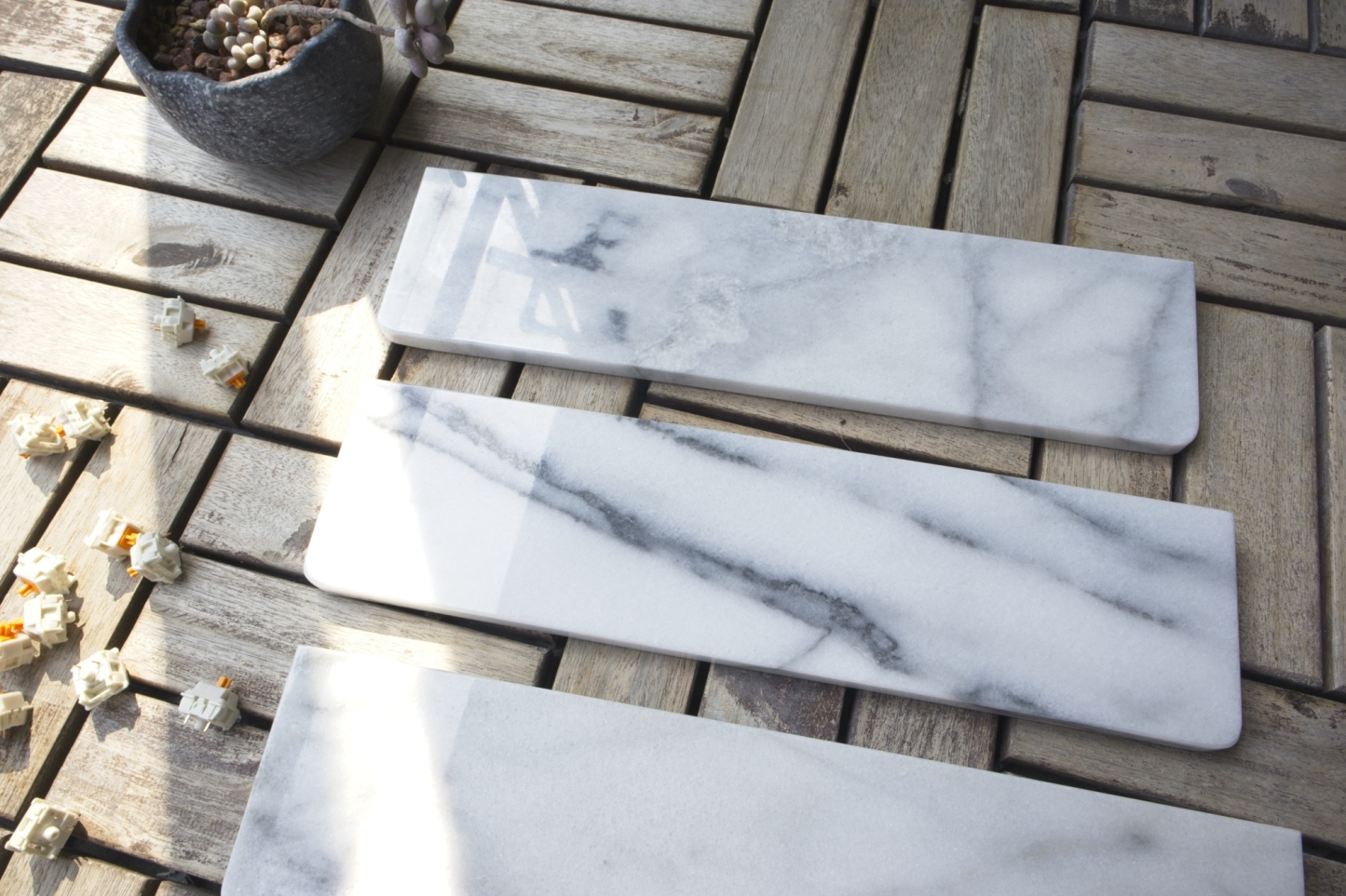 White Marble Wrist Rest