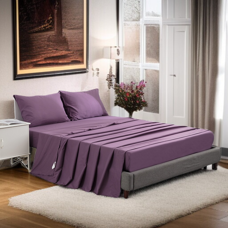 Cotton Flat Sheet Bedding Set