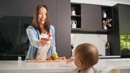 Haakaa Fresh Food Feeder Teether - Freeze-N-Feed Mini Combo - Silicone Feeder + Mini Tray