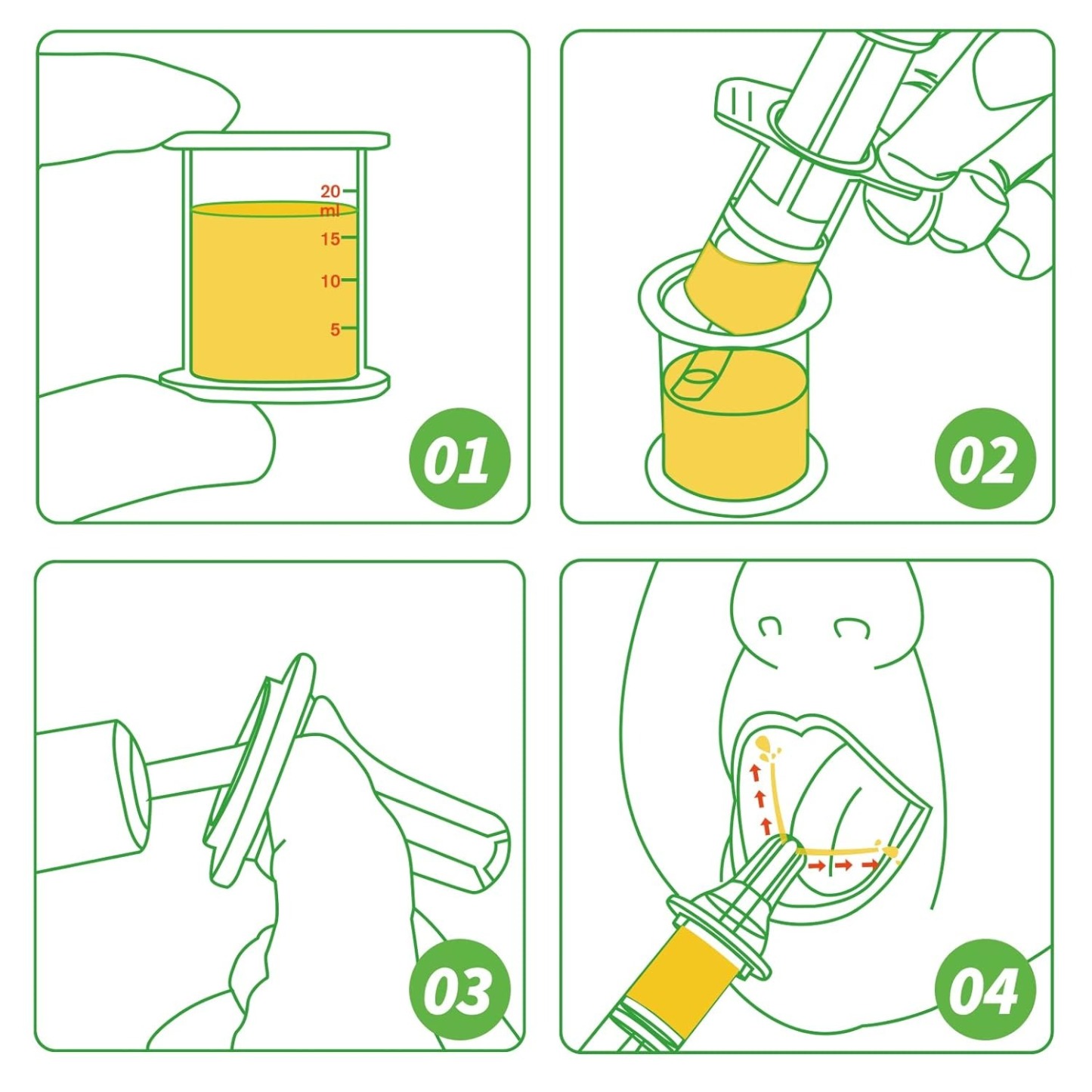 HaaKaa Oral Medicine Syringe