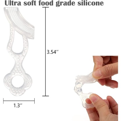 HaaKaa Contoured Silicone Toothbrush (3M+)